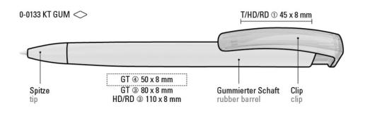 TRINITY K transparent GUM, ocker Ocker | Blau