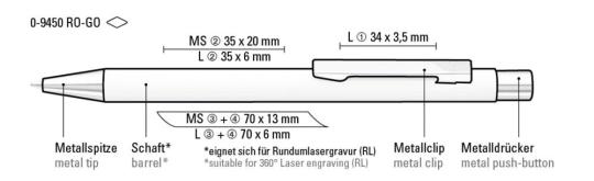 STRAIGHT RO-GO, schwarz Black | Blue