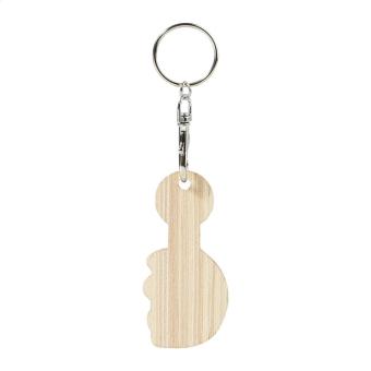 ColoShop Creative Wood trolley coin keyring Nature