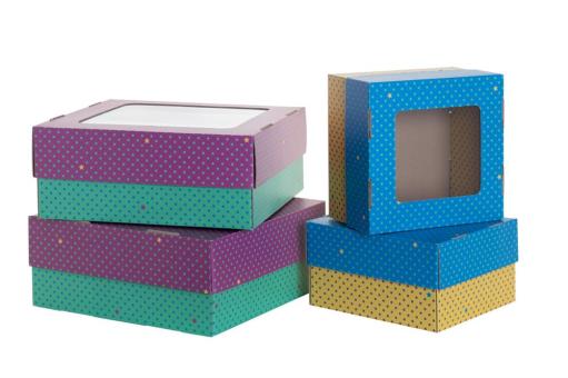 CreaBox Gift Box Window S Geschenkbox Weiß