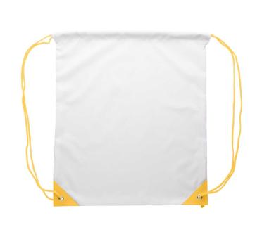 CreaDraw Plus custom drawstring bag White/yellow
