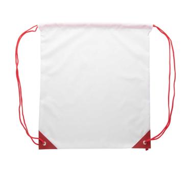 CreaDraw Plus custom drawstring bag Red/white