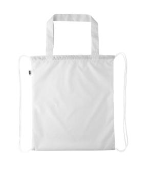 CreaDraw Shop RPET custom drawstring bag White