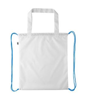 CreaDraw Shop RPET custom drawstring bag Blue/white