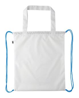 CreaDraw Shop RPET custom drawstring bag Blue/white