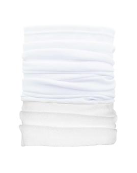 CreaScarf Winter Individueller Multifunktionsschal Weiß