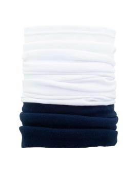 CreaScarf Winter Individueller Multifunktionsschal Blau