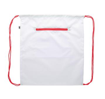 CreaDraw RFID RPET custom drawstring bag Red