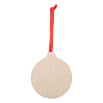 Skaland Christmas tree ornament, snowflake American red