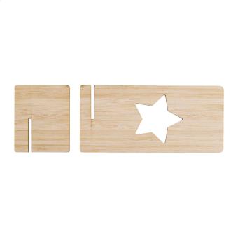 Kannykka mobile holder, star Nature blue