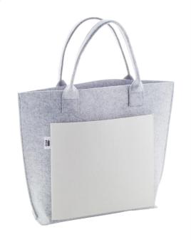 CreaFelt Shop A Individuelle Einkaufstasche Weiß/grau