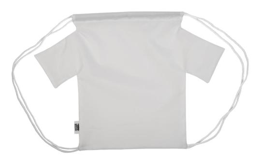 CreaDraw T RPET custom drawstring bag White