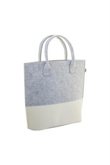 CreaFelt Shop C custom RPET shopping bag Convoy grey
