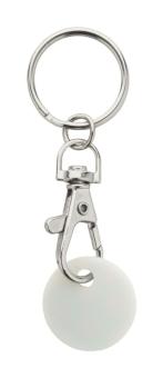 ColoShop trolley coin keyring White