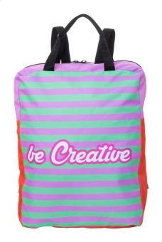 SuboBag Slimback custom RPET laptop backpack Black/white