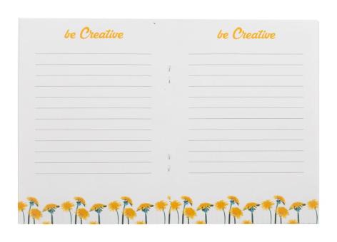 CreaNote Plus A6 Seed individuelles Saatpapier-Notizbuch Weiß