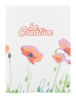 CreaNote Plus A5 Seed custom seed paper notebook White