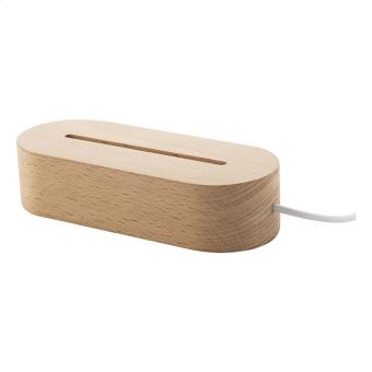 Woodify LED-Trophäe, grün Grün,transparent