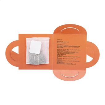 CreaTea Mug individueller Teebeutel, grüner Tee, weiß Weiß, Cliphals klar