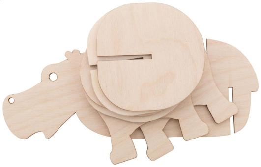 Noah Untersetzer-Set, Hippo Natur