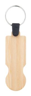 BooCart EU bamboo trolley coin keyring Nature