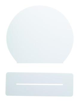 Clobor display, circle White