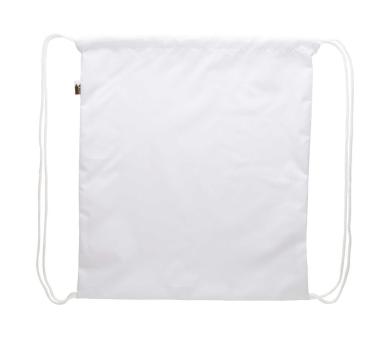 CreaDraw RPET custom drawstring bag White/white