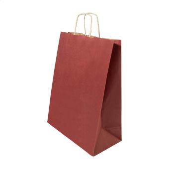 Papbag M paper gift bag, medium Purple/red