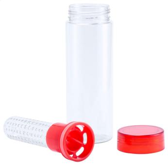 Glavi Sportflasche Transparent rot