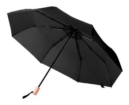 Brosoboo RPET Regenschirm Schwarz