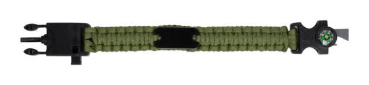 Kupra survival bracelet Green/black