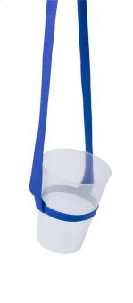 Lancup drink holder lanyard Aztec blue