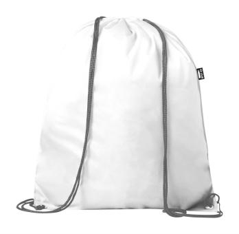 Lambur RPET drawstring bag White