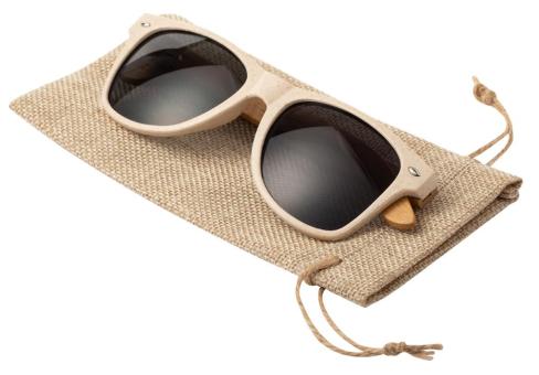Ornix Sonnenbrillen-Etui Beige