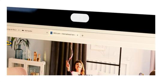Wibix antibacterial webcam blocker White