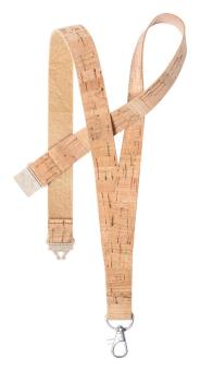 Trino cork lanyard Fawn