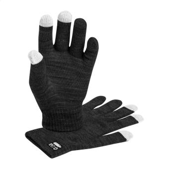 Retap RPET touch screen gloves Black