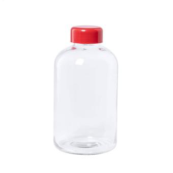 Tesso Glas-Sportflasche Rot