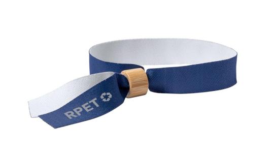 Broch RPET Festival-Armband, natur Natur,blau
