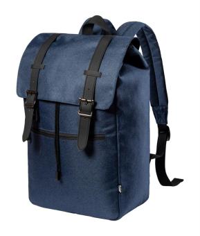 Budley RPET backpack Dark blue