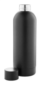 Blussi Edelstahl-Trinkflasche Schwarz
