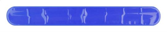Reflektor-Schnappband Blau