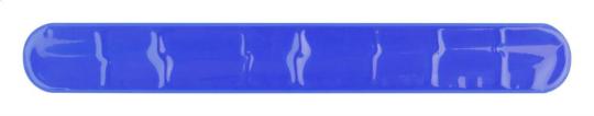 Reflective Reflektor-Schnappband Blau