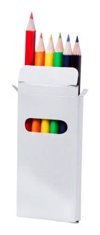 Lionni 6-tlg. Buntstifte-Set Weiß