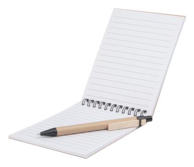 Negundo notebook with pen, nature Nature,black