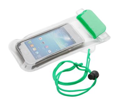 Wapro waterproof mobile case, green Green,transparent