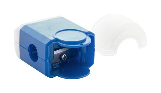 Pencix Radiergummi und Spitzer Blau/weiß