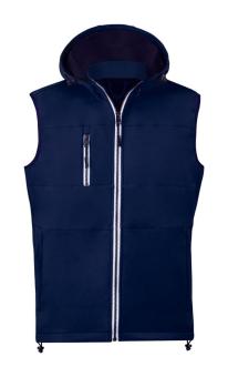 Seldon softshell bodywarmer vest, dark blue Dark blue | L