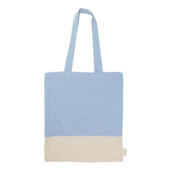 Konti cotton shopping bag Aztec blue