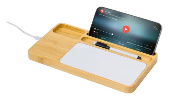 Sirae wireless charger organizer Nature